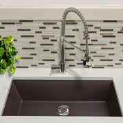 Nantucket Sinks 33-inch Undermount Granite Composite Sink in Brown PR3320-BR-UM - view 7