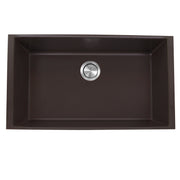 Nantucket Sinks 33-inch Undermount Granite Composite Sink in Brown PR3320-BR-UM