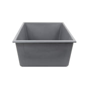 Nantucket Sinks 33-inch Undermount Granite Composite Sink in Titanium PR3320-TI-UM - view 6