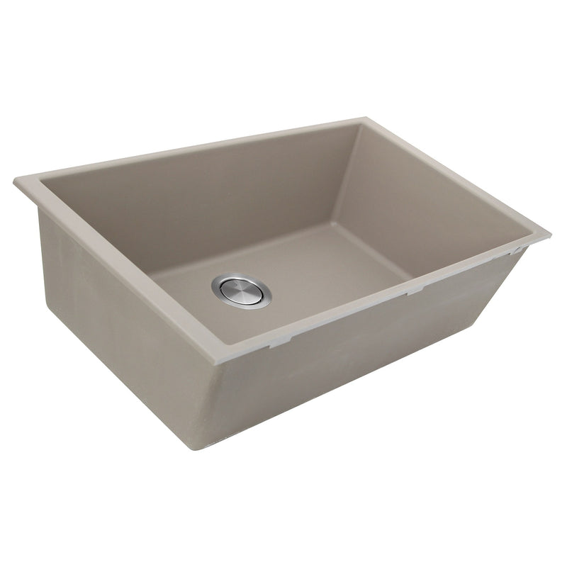 Nantucket Sinks 33-inch Undermount Granite Composite Sink in Truffle PR3320-TR-UM - view 2