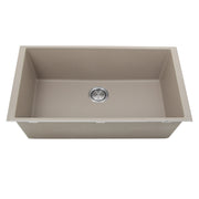 Nantucket Sinks 33-inch Undermount Granite Composite Sink in Truffle PR3320-TR-UM - view 3
