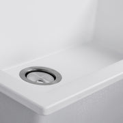 Nantucket Sinks 33-inch Dual-mount Granite Composite Sink in White PR3322-DM-W - view 3