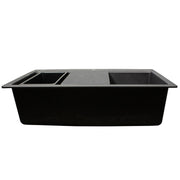 Nantucket Sinks 33" Dualmount Workstation Granite Composite Sink - Black PR3322PS-BL - view 4