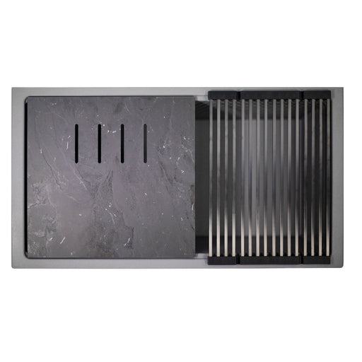 Nantucket Sinks Undermount Workstation Granite Composite Sink - Titanium PR3419-TI-UM - view 2
