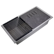 Nantucket Sinks Undermount Workstation Granite Composite Sink - Titanium PR3419-TI-UM - view 4
