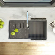Nantucket Sinks Undermount Workstation Granite Composite Sink - Titanium PR3419-TI-UM - view 8
