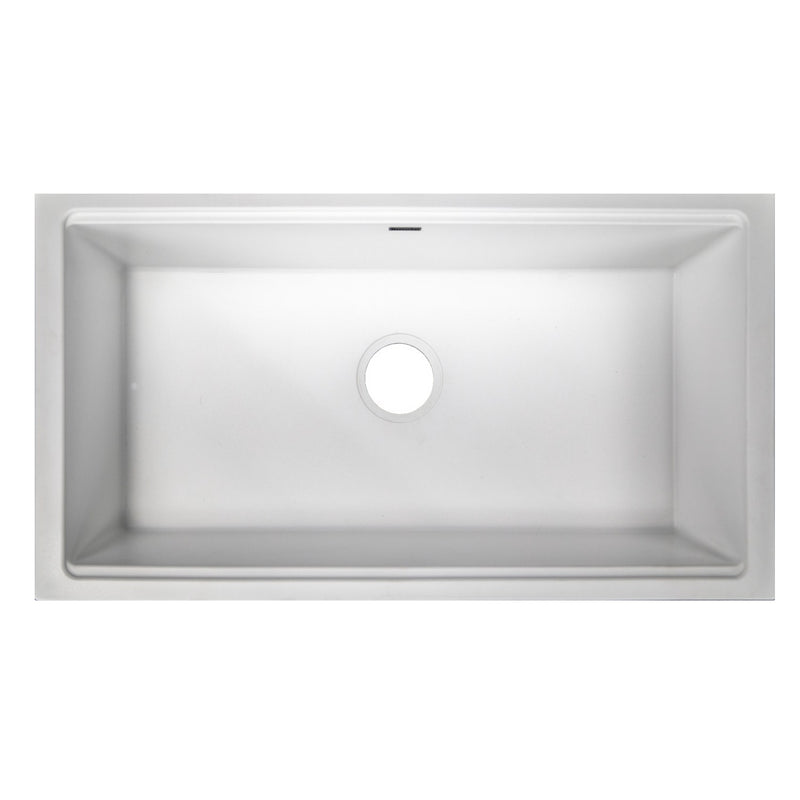 Nantucket Sinks Undermount Workstation Granite Composite Sink - White PR3419-W-UM - view 6