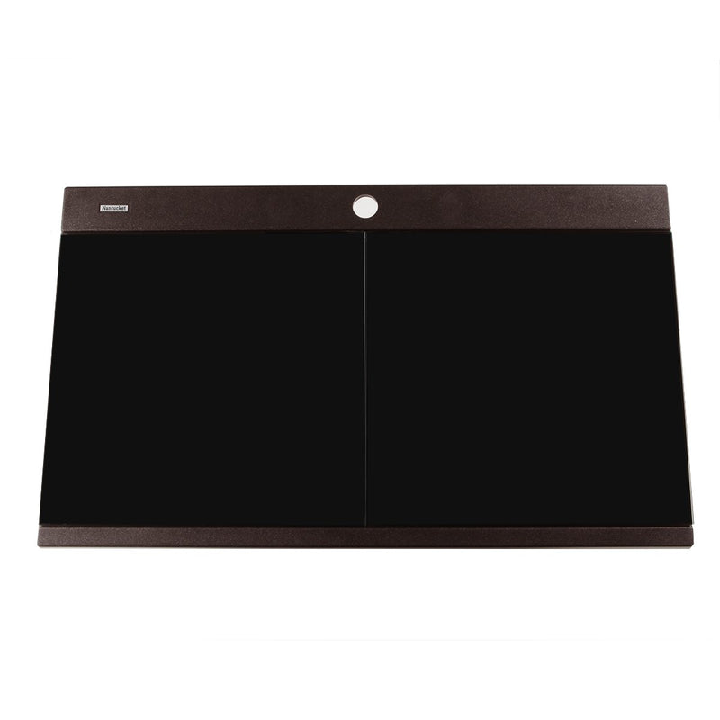 Nantucket Sinks Large Double Bowl Prep Station Topmount Granite Composite Sink - Brown PR3420PS-BR - view 3