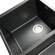 Nantucket Sinks Low Divide 50/50 Double Bowl Undermount Granite Composite Sink - Black PR5050-LDBL - view 4
