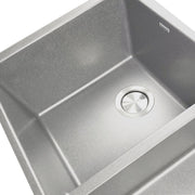 Nantucket Sinks Low Divide 50/50 Double Bowl Undermount Granite Composite Sink - Titanium Grey PR5050-LDTI - view 3