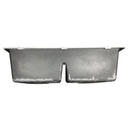 Nantucket Sinks Low Divide 50/50 Double Bowl Undermount Granite Composite Sink - Titanium Grey PR5050-LDTI - view 5
