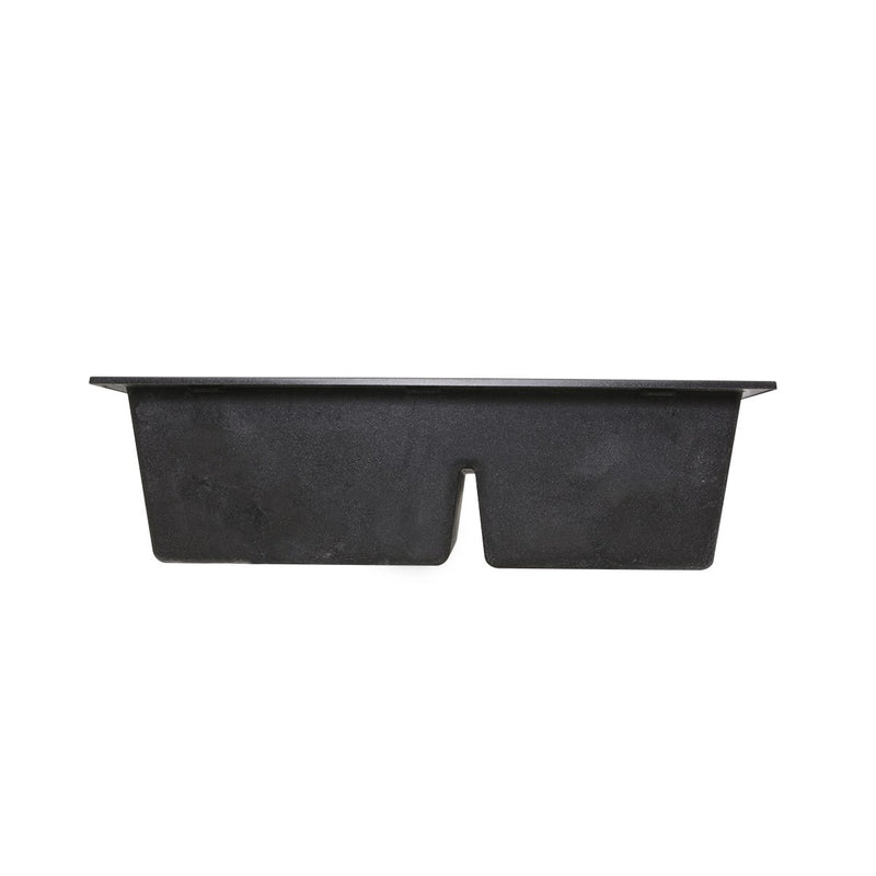 Nantucket Sinks 60/40 Double Bowl Dual-mount Granite Composite Sink - Black PR6040-BL - view 4