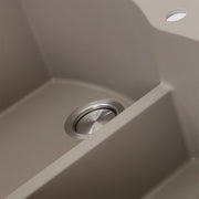 Nantucket Sinks 60/40 Double Bowl Dual-mount Granite Composite Sink - Truffle PR6040-TR - view 3