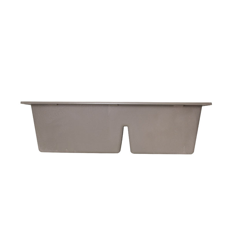 Nantucket Sinks 60/40 Double Bowl Dual-mount Granite Composite Sink - Truffle PR6040-TR - view 4