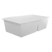 Nantucket Sinks 60/40 Double Bowl Undermount Granite Composite Sink - White PR6040-W-UM - view 4