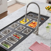 Nantucket Sinks 18" Pro Series Prep Station Condiment Tray PS20B-REC2 - view 6