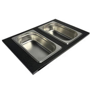 Nantucket Sinks 18" Pro Series Prep Station Condiment Tray PS20B-REC2