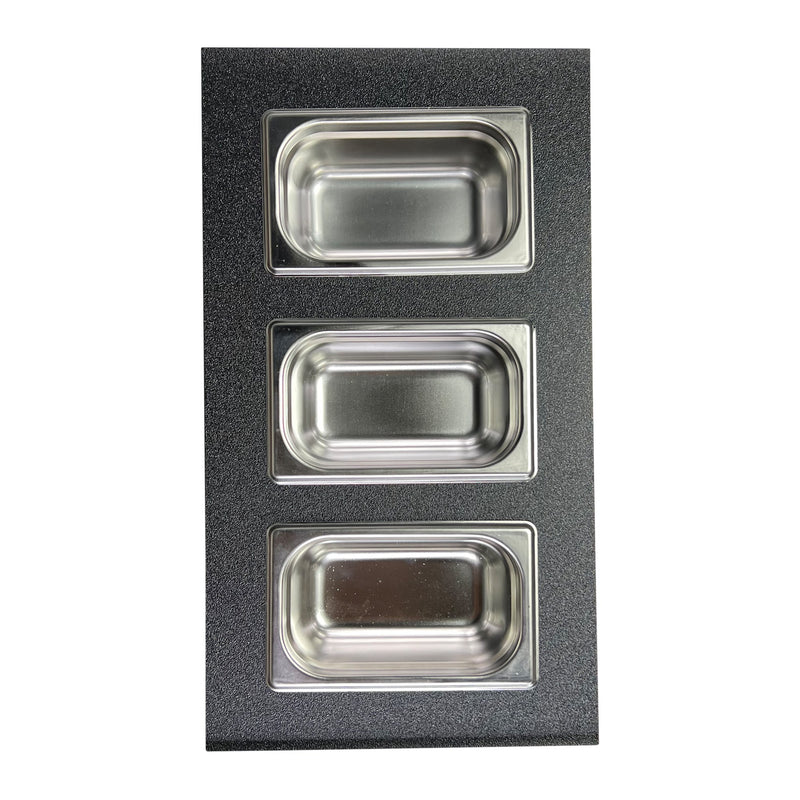 Nantucket Sinks 18" Pro Series Prep Station Condiment Tray PS20B-REC3 - view 3