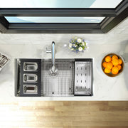Nantucket Sinks 18" Pro Series Prep Station Condiment Tray PS20B-REC3 - view 7