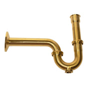 Nantucket Sinks P-Trap - Satin Brushed Brass PT-SB