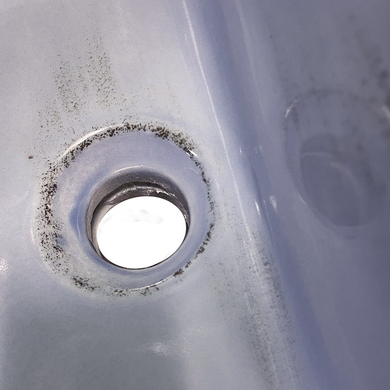 Nantucket Sinks Italian Fireclay Undermount Vanity Sink RC2035SS 'Siracusa' with Distressed Hand-Painted Finish - view 3