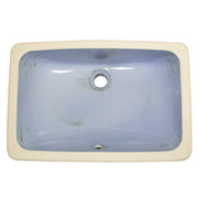 Nantucket Sinks Italian Fireclay Undermount Vanity Sink RC2035SS 'Siracusa' with Distressed Hand-Painted Finish