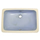 Nantucket Sinks Italian Fireclay Undermount Vanity Sink RC2035SS 'Siracusa' with Distressed Hand-Painted Finish