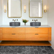Nantucket Sinks Italian Fireclay Round Vanity Sink RC4011C - Idro - view 8