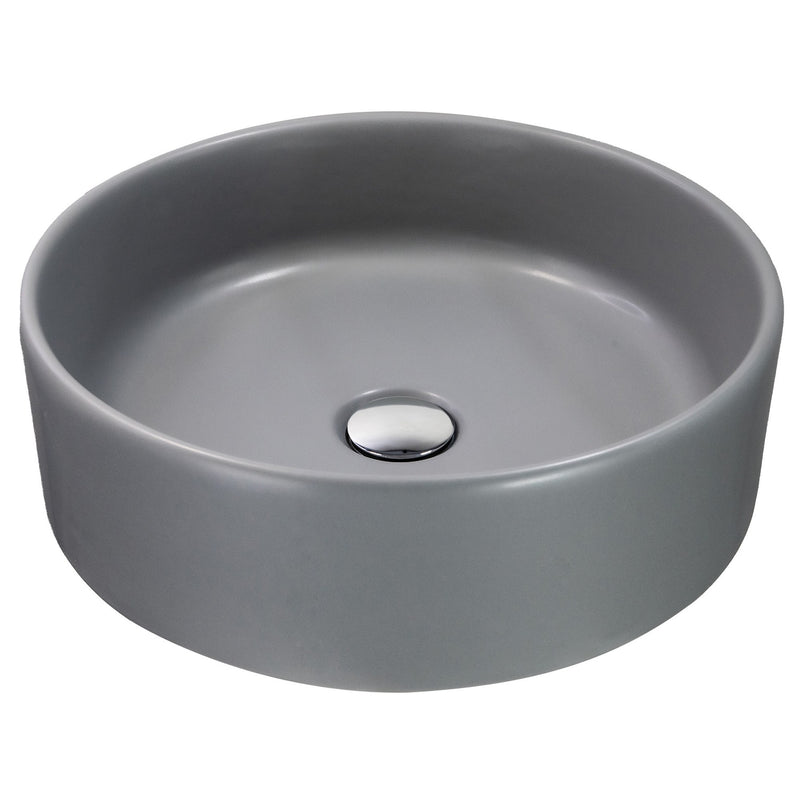 Nantucket Sinks Italian Fireclay Round Vanity Sink RC4011C - Idro