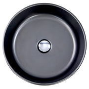 Nantucket Sinks Italian Fireclay Round Vanity Sink - Matte Black RC4011MB - view 2