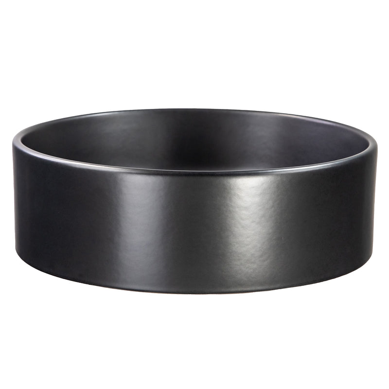 Nantucket Sinks Italian Fireclay Round Vanity Sink - Matte Black RC4011MB - view 3