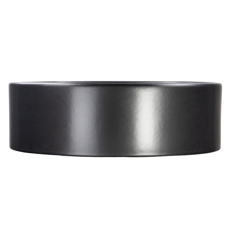 Nantucket Sinks Italian Fireclay Round Vanity Sink - Matte Black RC4011MB - view 4