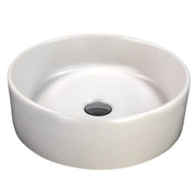 Nantucket Sinks Italian Fireclay Round Vanity Sink - Matte White RC4011MW - view 2