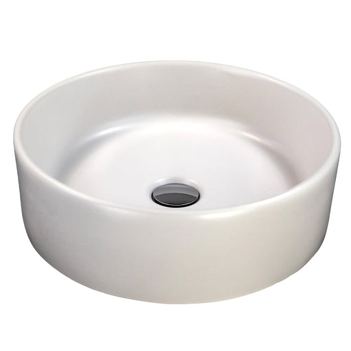 Nantucket Sinks Italian Fireclay Round Vanity Sink - Matte White RC4011MW - view 2