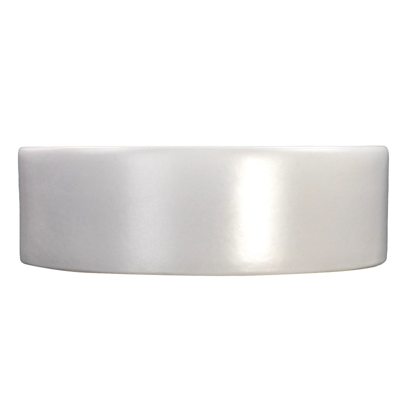 Nantucket Sinks Italian Fireclay Round Vanity Sink - Matte White RC4011MW - view 4