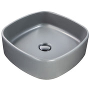 Nantucket Sinks Italian Fireclay Square Vanity Sink - Matte Concrete RC4033C - view 2