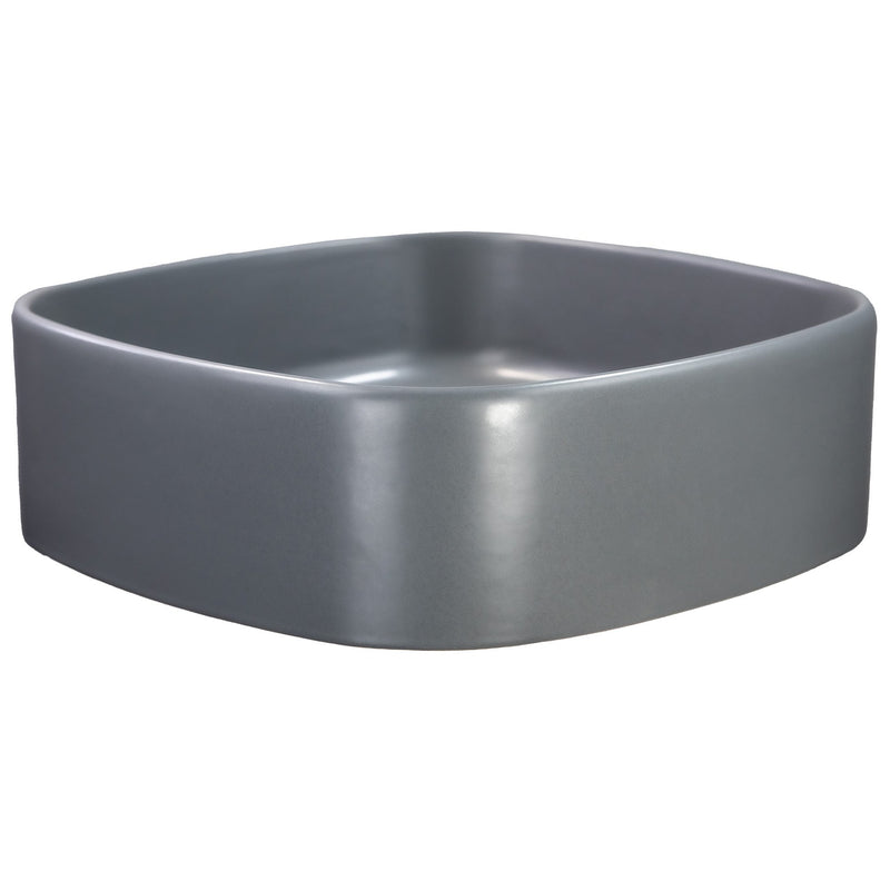 Nantucket Sinks Italian Fireclay Square Vanity Sink - Matte Concrete RC4033C - view 5