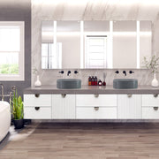 Nantucket Sinks Italian Fireclay Square Vanity Sink - Matte Concrete RC4033C - view 7