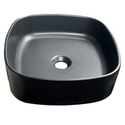 Nantucket Sinks Italian Fireclay Square Vanity Sink - Matte Black RC4033MB - view 2