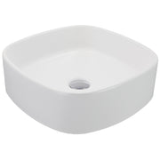 Nantucket Sinks Italian Fireclay Square Vanity Sink - Matte White RC4033MW - view 2