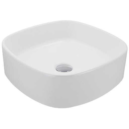 Nantucket Sinks Italian Fireclay Square Vanity Sink - Matte White RC4033MW - view 2