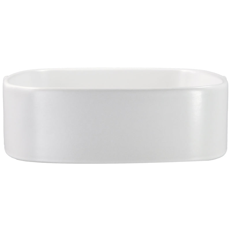 Nantucket Sinks Italian Fireclay Square Vanity Sink - Matte White RC4033MW - view 4