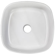 Nantucket Sinks Italian Fireclay Square Vanity Sink - Matte White RC4033MW