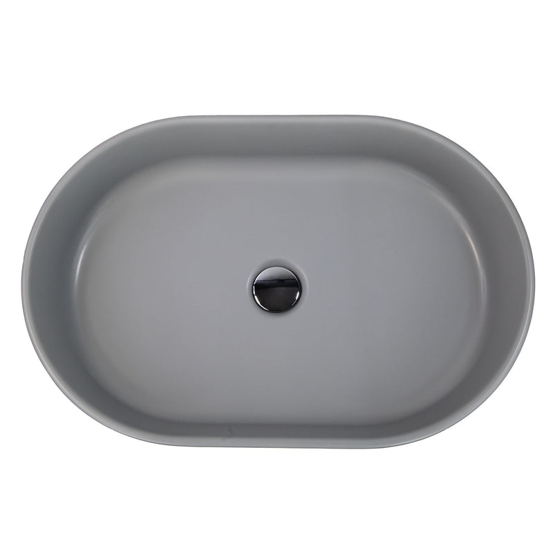 Nantucket Sinks Italian Fireclay Vanity Sink - Matte Concrete RC5022C - view 2