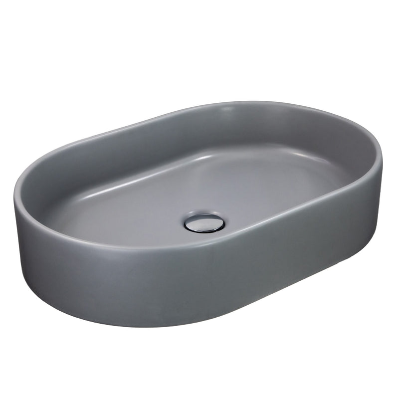 Nantucket Sinks Italian Fireclay Vanity Sink - Matte Concrete RC5022C - view 3