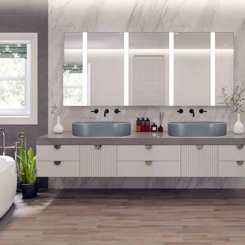 Nantucket Sinks Italian Fireclay Vanity Sink - Matte Concrete RC5022C - view 8