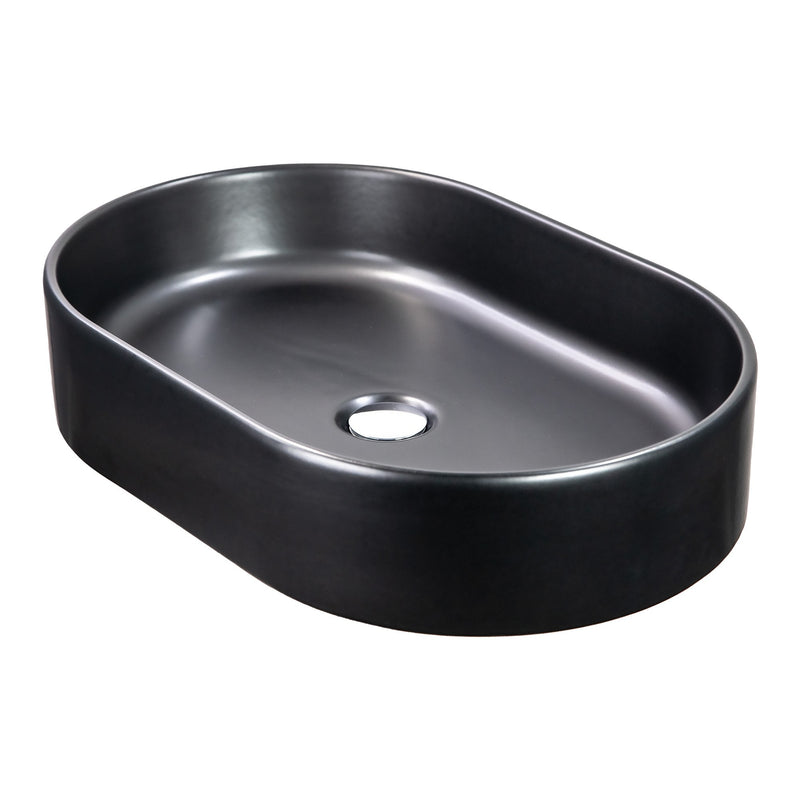 Nantucket Sinks Italian Fireclay Vanity Sink - Matte Black RC5022MB - view 2