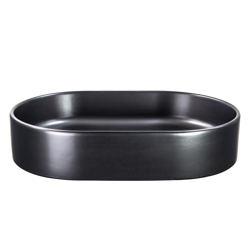 Nantucket Sinks Italian Fireclay Vanity Sink - Matte Black RC5022MB - view 3