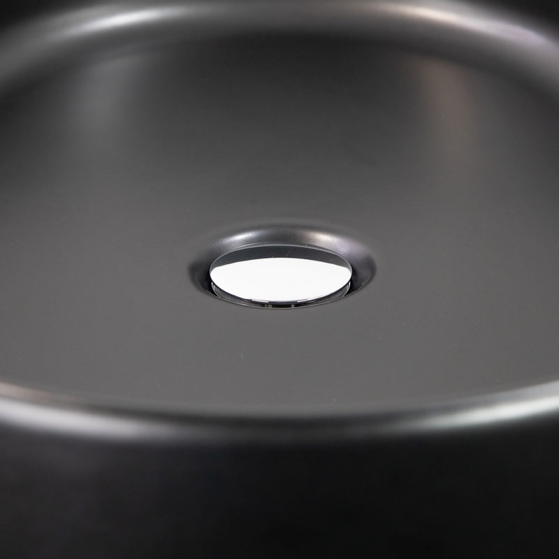 Nantucket Sinks Italian Fireclay Vanity Sink - Matte Black RC5022MB - view 5