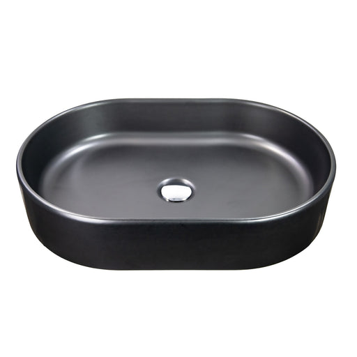 Nantucket Sinks Italian Fireclay Vanity Sink - Matte Black RC5022MB